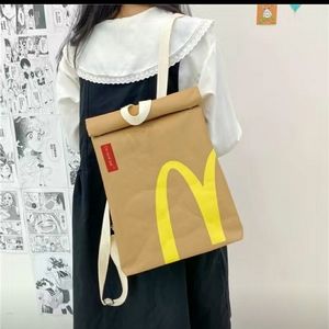 NEW McDonald's pattern backpack bag
